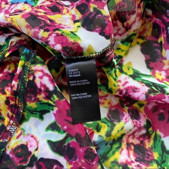 𝅺🆕 Dex Sheer Floral Rose Print Long Sleeve - Picture 4 of 6
